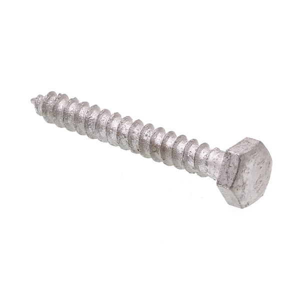 Prime-Line Hex Lag Screw 1/4in X 2in A307 Grade A Hot Dip Galvanized Steel 100PK 9055061 - main
